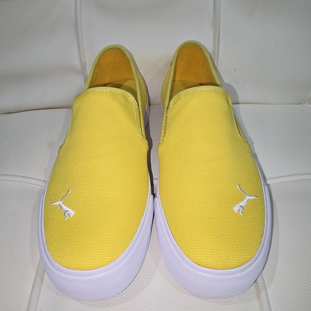Puma Yellow Slip-On Flats - Picture 3 of 5
